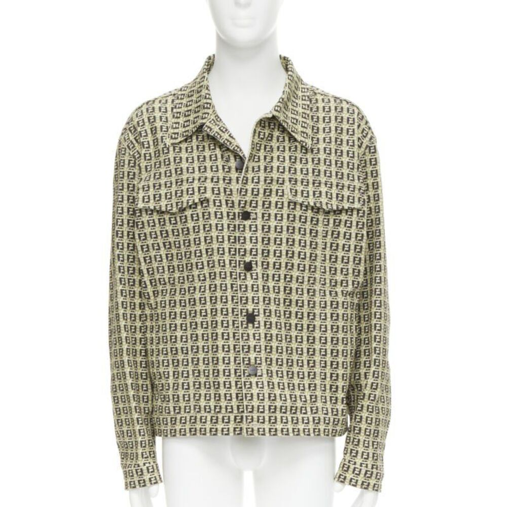 Fendi Forever Bamboo FF Zucca cotton jacket